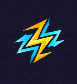 Energiegeladener Blitz